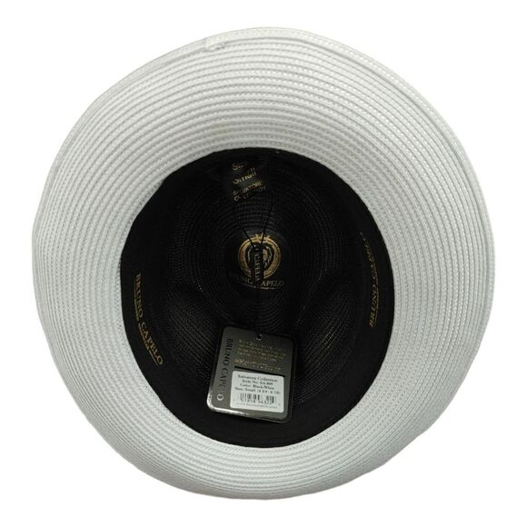 MEN'S BRUNO CAPELO SALVATORE 2.5" SNAP BRIM WITH CLASSY GROSGRAIN HATBAND SA809 - Picture 7 of 9